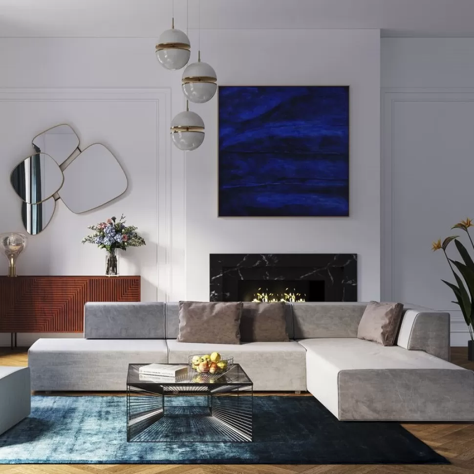 Stoliki Kawowe-KARE Design Stolik Kawowy Dimension 80x80 Cm Czarny