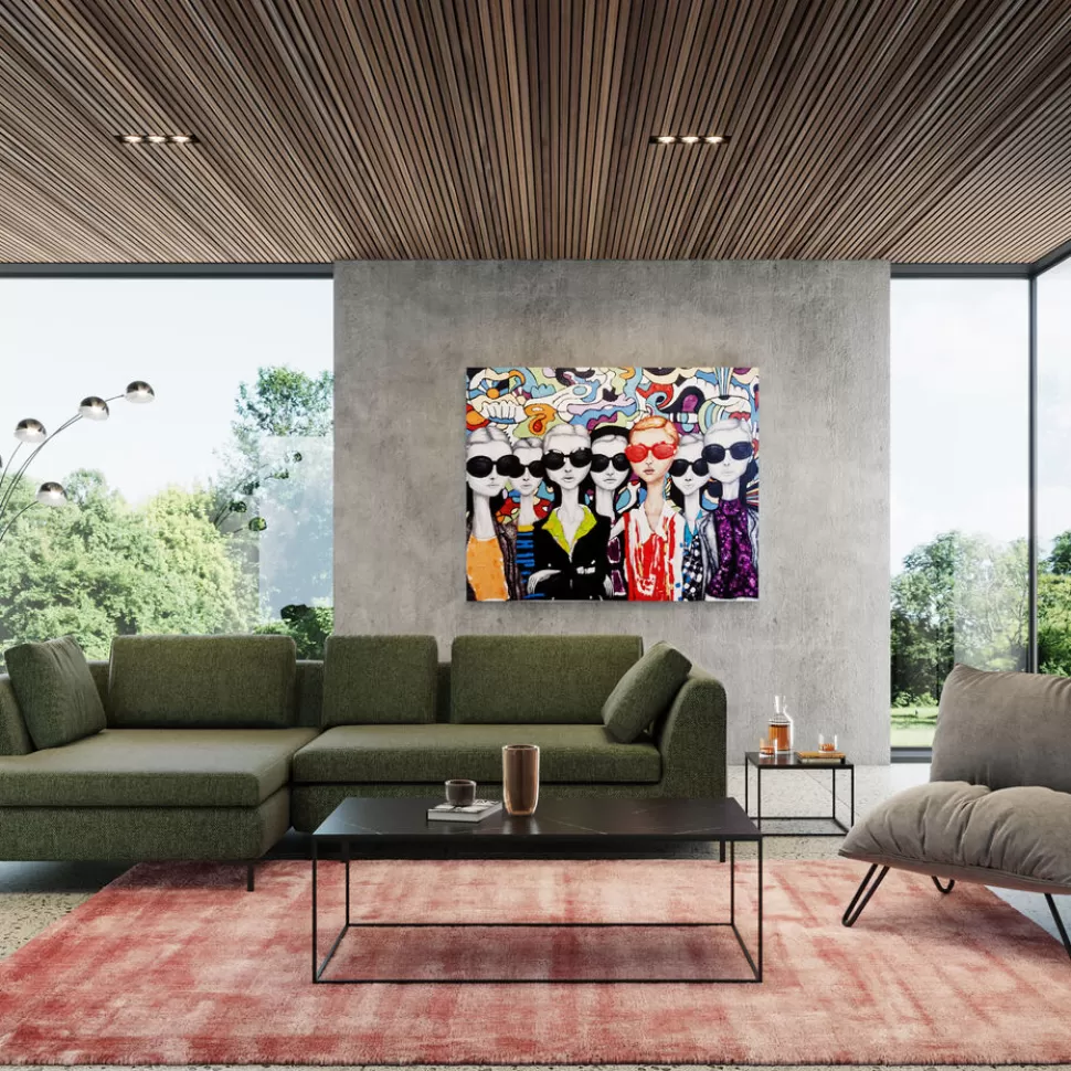 Stoliki Kawowe-KARE Design Stolik Kawowy Key West 120x60 Cm Czarny - Blat Marmur