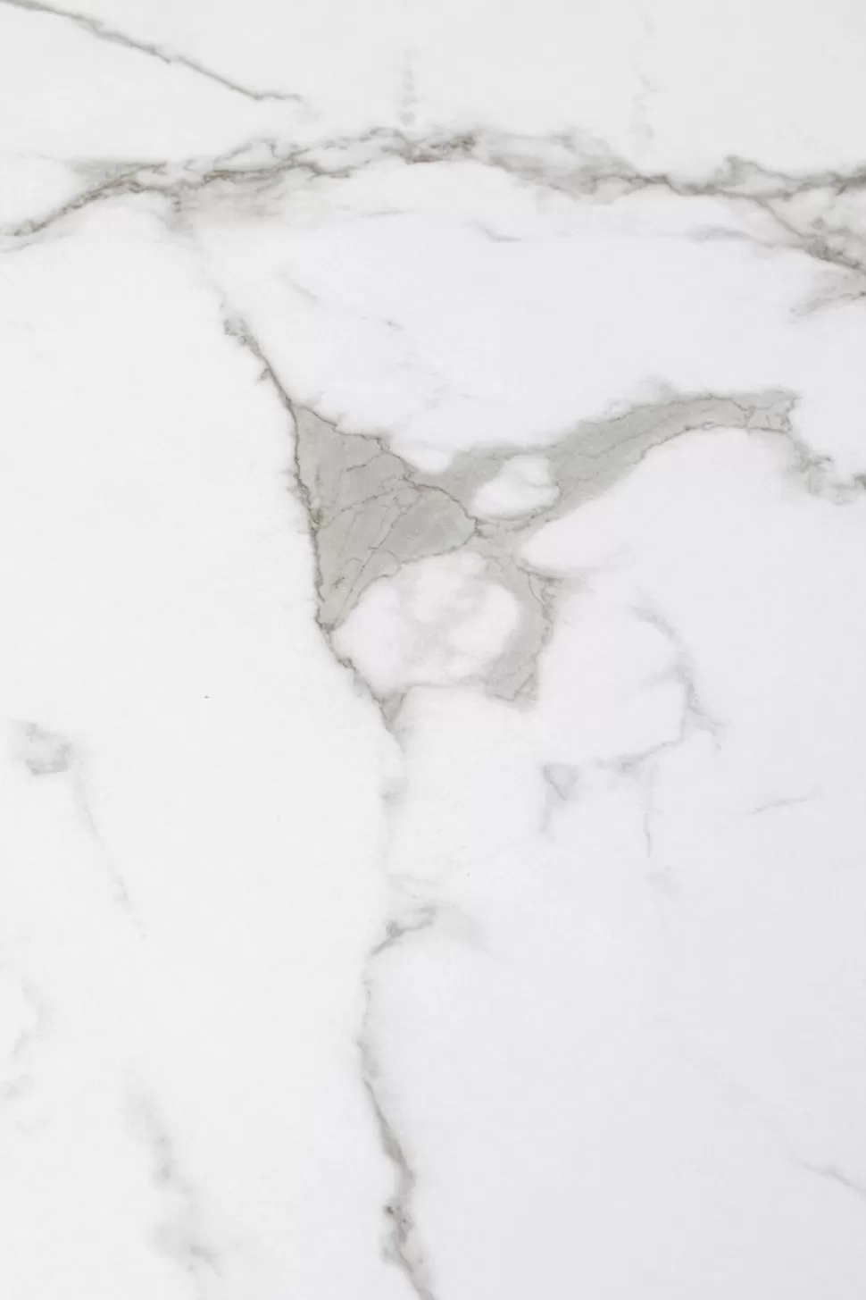 Stoliki Kawowe-KARE Design Stolik Kawowy Okrągły Biały Blat MDF Imitacja Marmuru Ø110 Cm