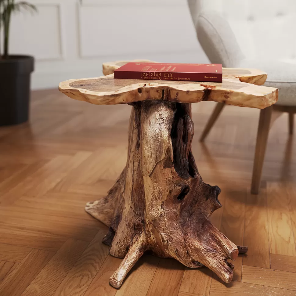 Stoliki Kawowe-KARE Design Stolik Kawowy Tree 50x50 Cm Drewniany
