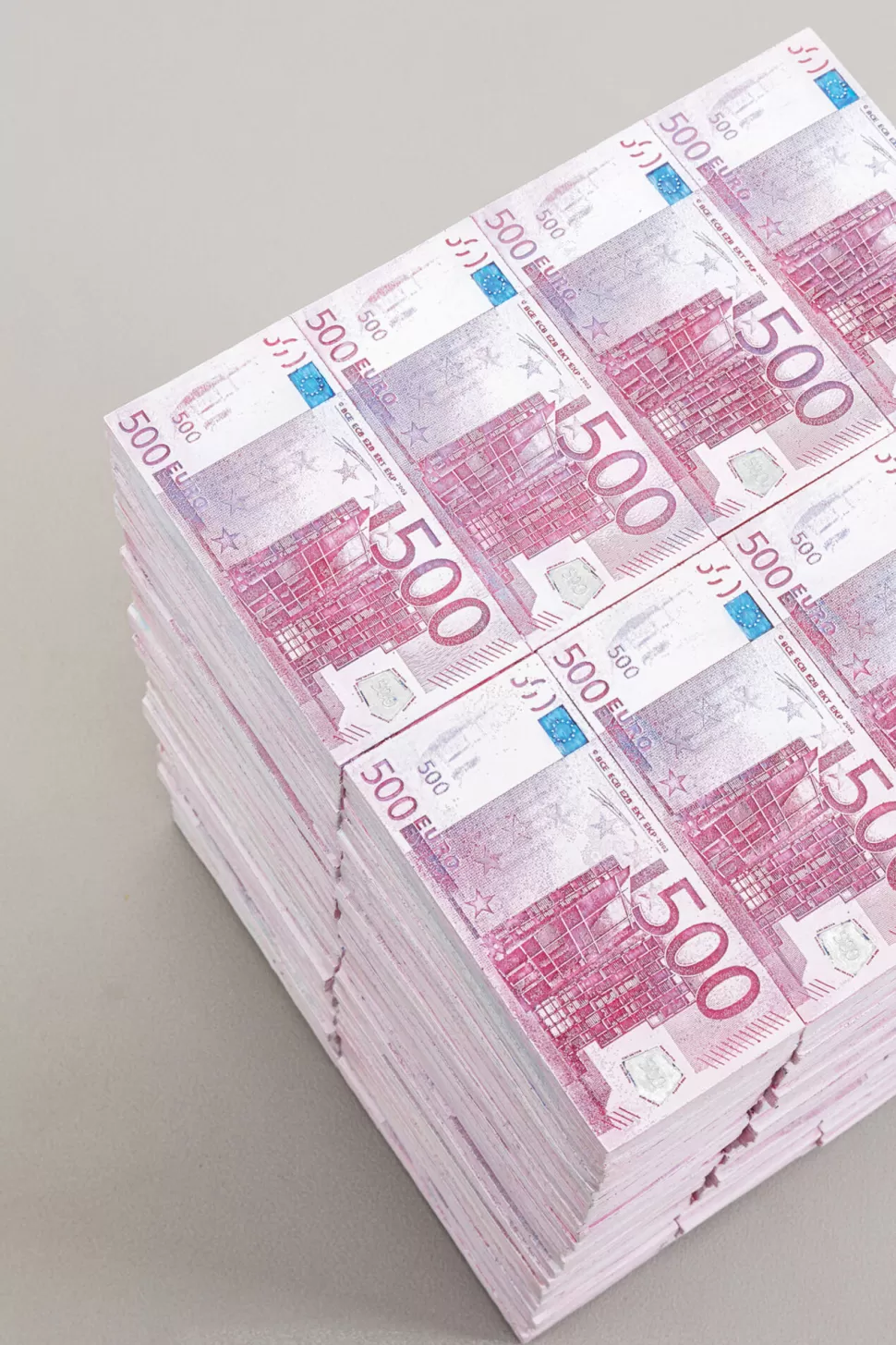 Stoliki Kawowe-KARE Design Stolik Pomocniczy Banknoty Euro 29x38 Cm