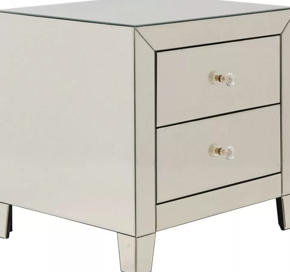 Szafki Nocne-KARE Design Szafka Nocna Luxury Gold 2 49x50 Cm Szampańska
