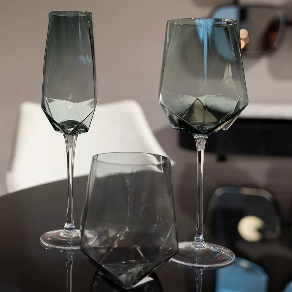 Zastawa Stołowa | Szklanki-KARE Design Szklanka Diamond Smoke 510 Ml Przydymiona