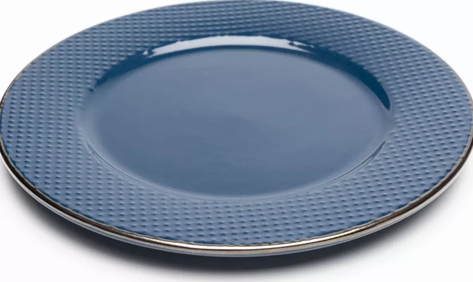 Zastawa Stołowa | Talerze-KARE Design Talerz Deserowy Ceramiczny Niebieski Ø20 Cm
