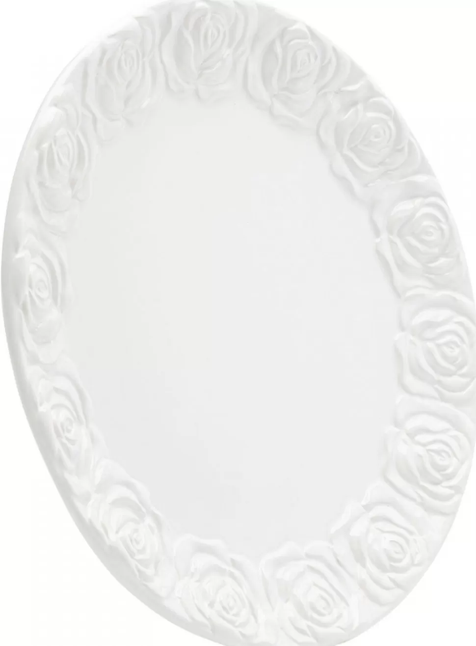 Zastawa Stołowa | Talerze-KARE Design Talerz Do Serwowania Rosa Ø35 Cm Biały