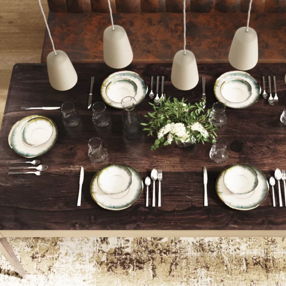 Zastawa Stołowa | Talerze-KARE Design Talerz Głęboki Organic ∅20 Cm Biało-niebieski