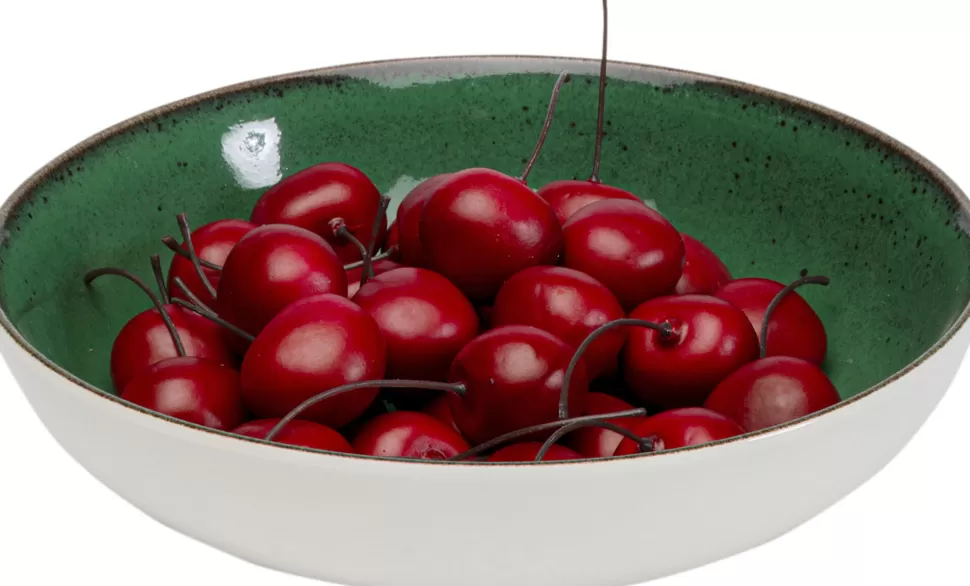 Zastawa Stołowa | Talerze-KARE Design Talerz Głęboki Zielony Porcelana Ø20 Cm