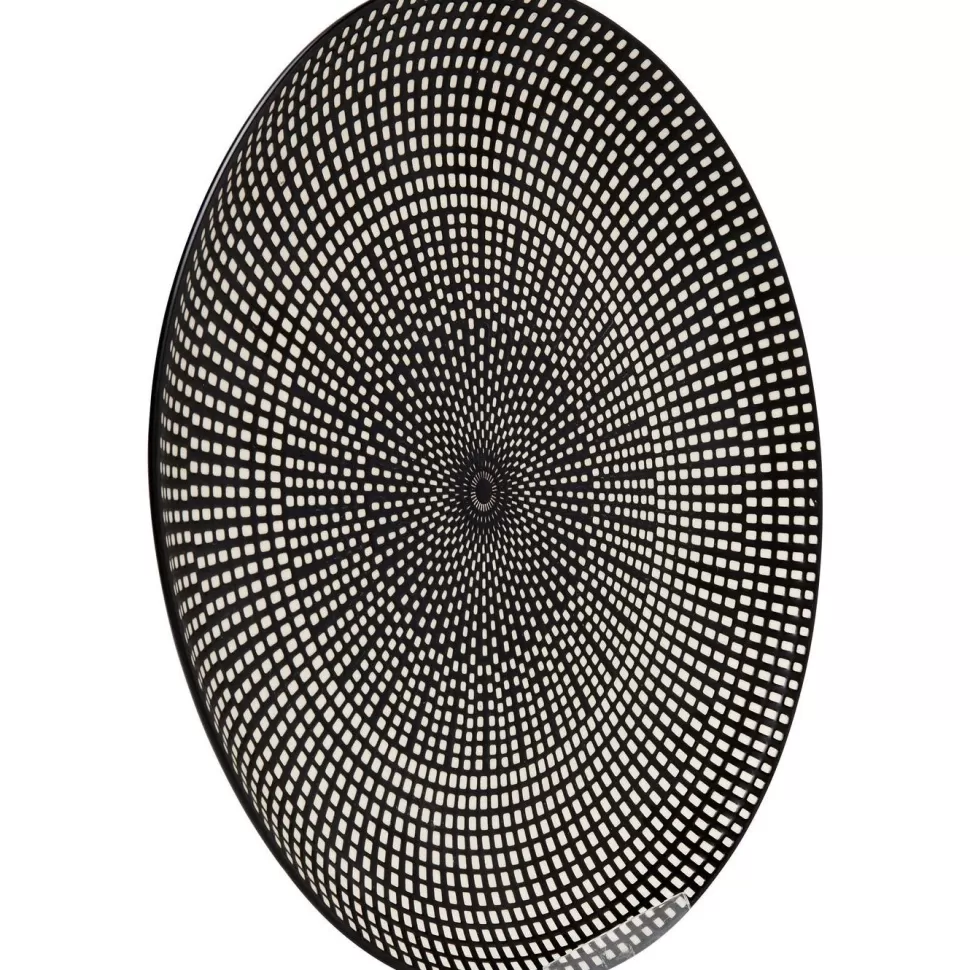 Zastawa Stołowa | Talerze-KARE Design Talerz Gwayi Czarno-biały Ø21 Cm