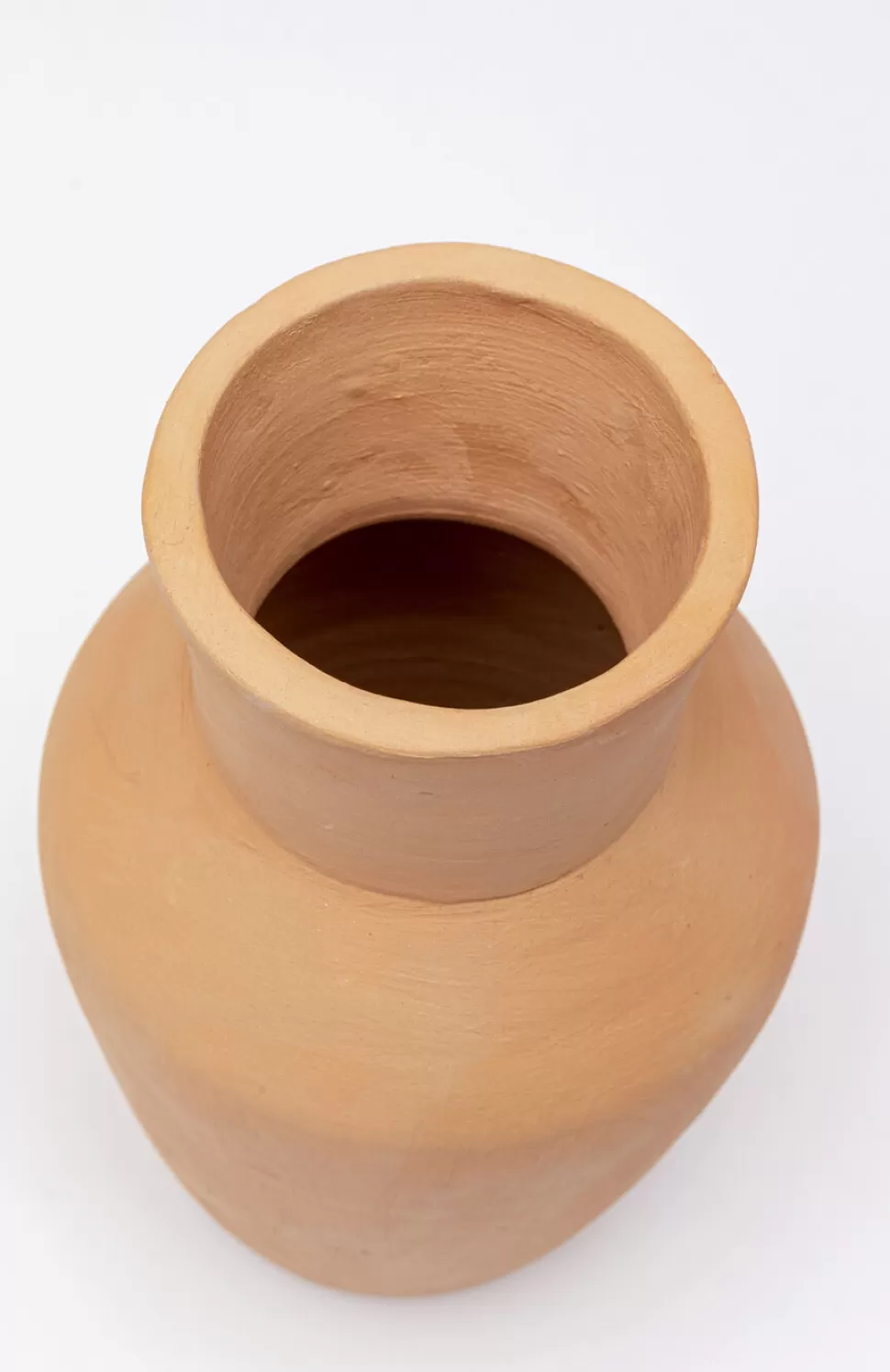 Wazony-KARE Design Wazon Amara Ø17x27 Cm Beżowo-naturalny