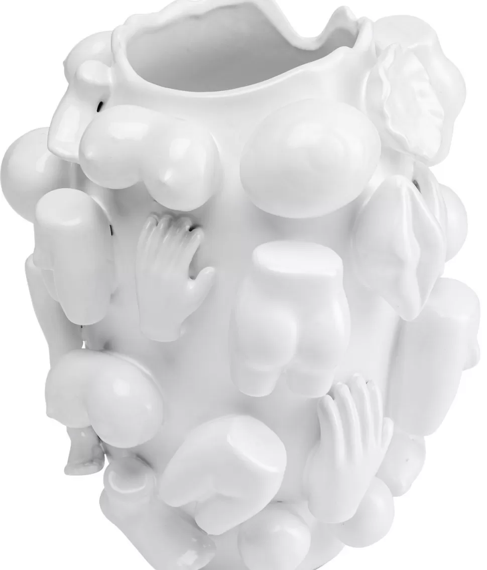 Wazony-KARE Design Wazon Body Parts 21x25 Cm Biały
