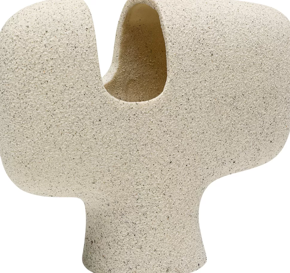 Wazony-KARE Design Wazon Dekoracyjny Beżowy 21x25 Cm