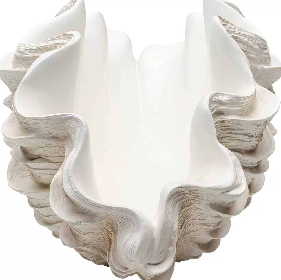 Wazony-KARE Design Wazon Dekoracyjny Duży W Kształcie Muszli 49x29 Cm