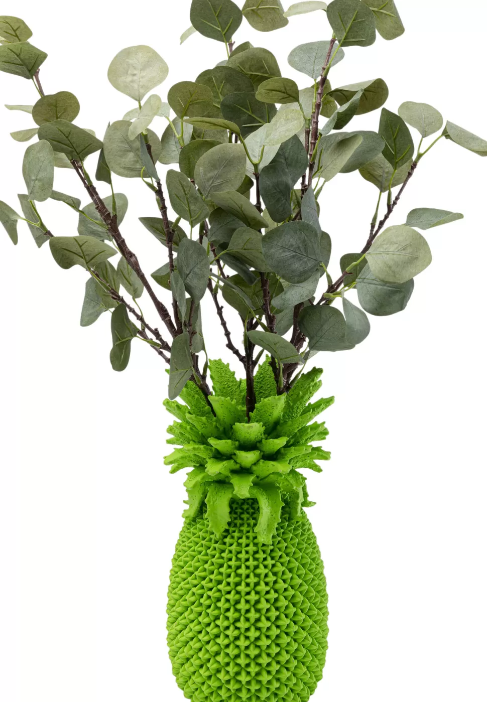 Wazony-KARE Design Wazon Dekoracyjny Zielony Ananas Ø15x30 Cm