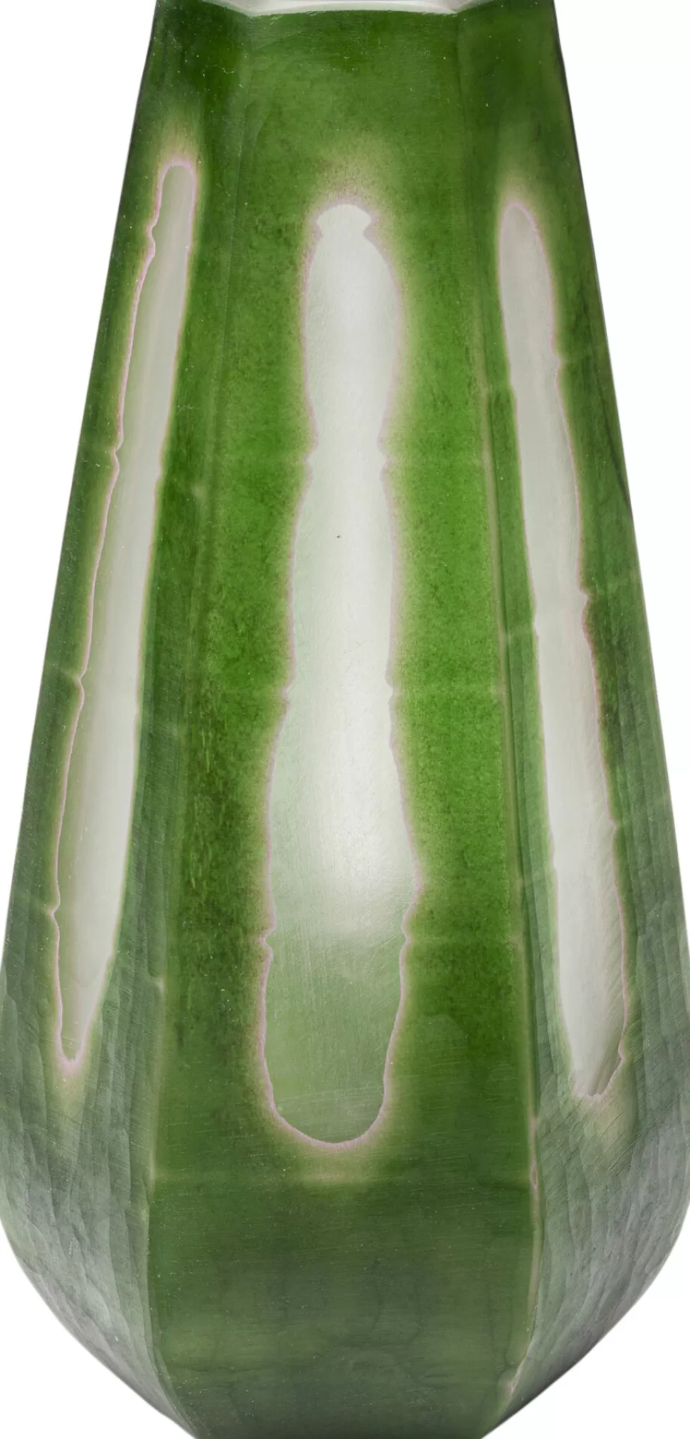Wazony-KARE Design Wazon Do Salonu Nowoczesny W Kolorze Zielonym 36 Cm