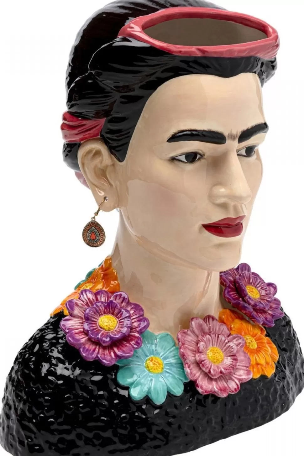 Wazony-KARE Design Wazon Muse Flowers 29x34 Cm Kolorowy