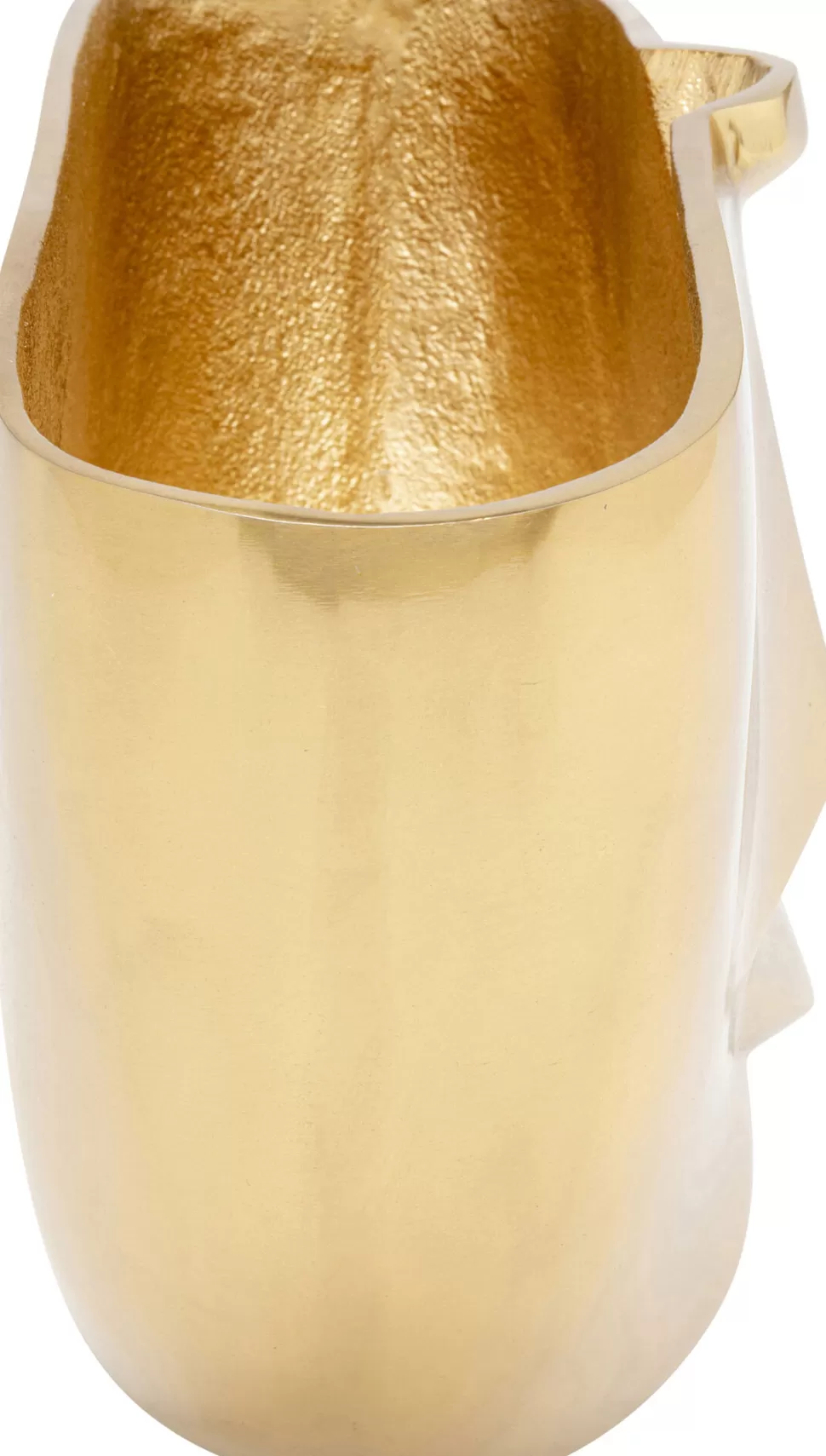 Wazony-KARE Design Wazon Złoty Glamour 38 Cm Pół Twarzy