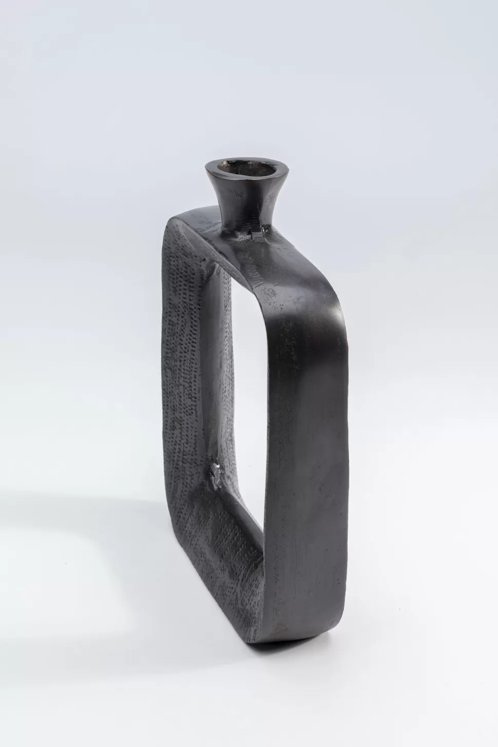 Świeczniki-KARE Design Świecznik Tanu 20x30 Cm Aluminium Czarny