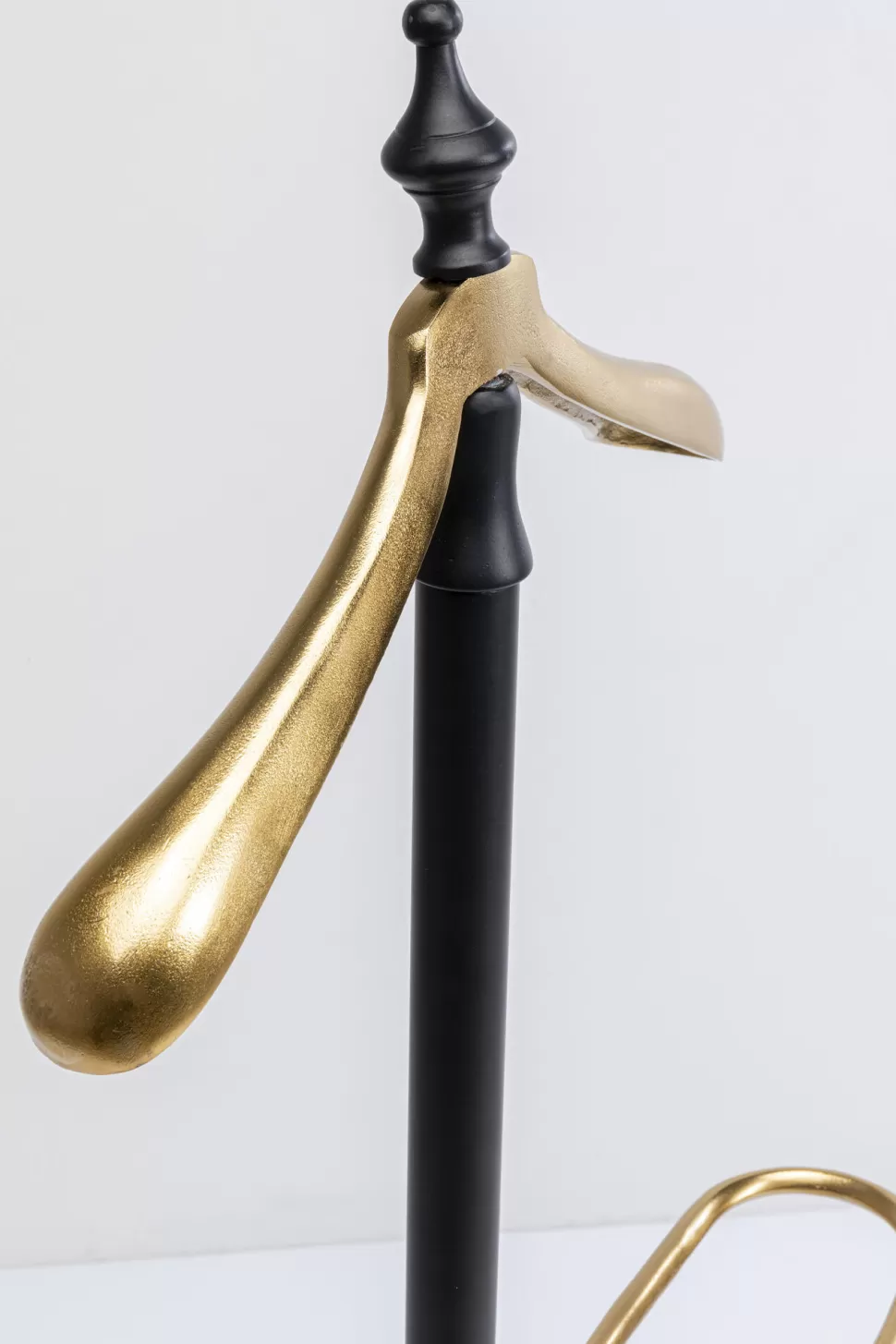 Wieszaki Stojące-KARE Design Wieszak Stojący Na Garnitur Czarno-złoty Stal I Aluminium 130 Cm