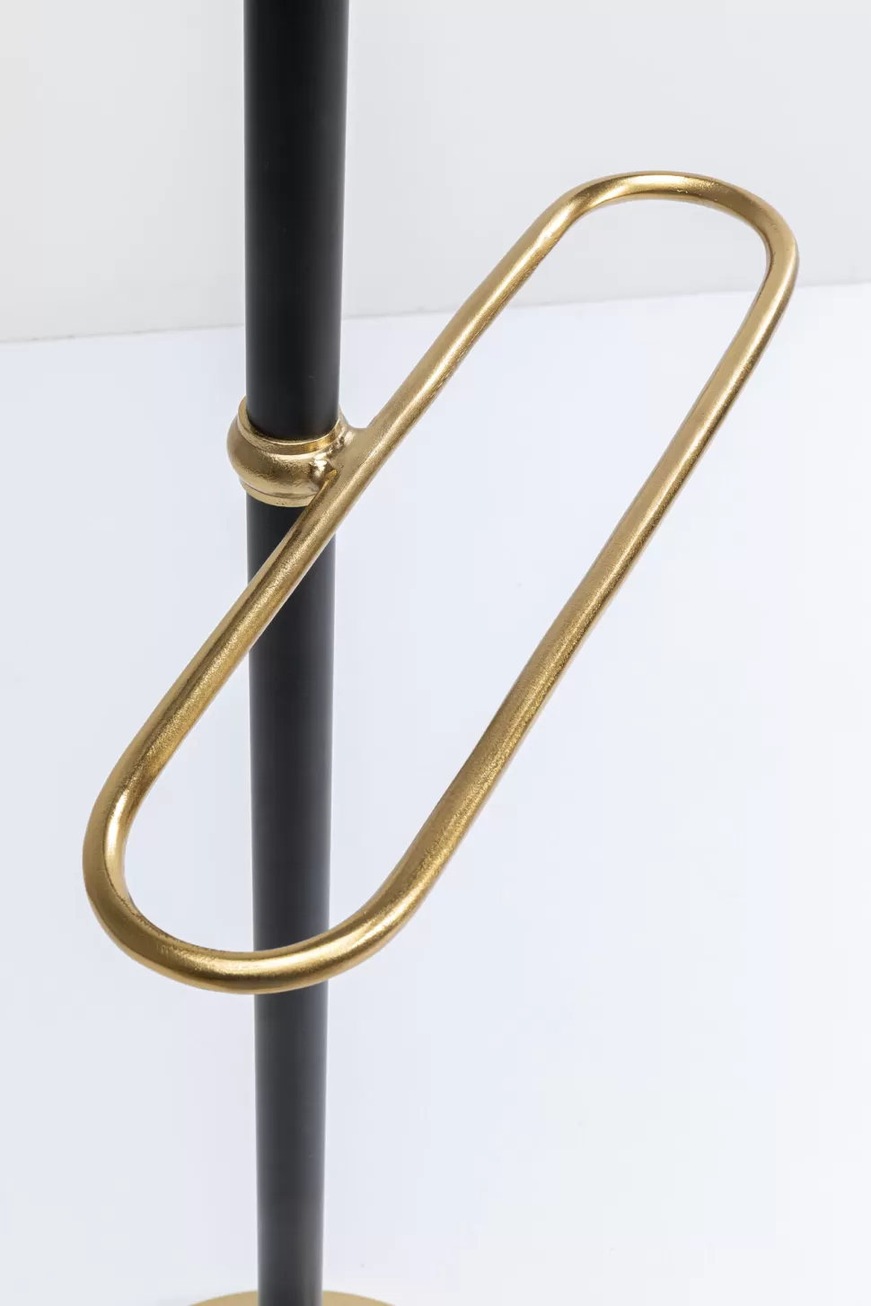Wieszaki Stojące-KARE Design Wieszak Stojący Na Garnitur Czarno-złoty Stal I Aluminium 130 Cm