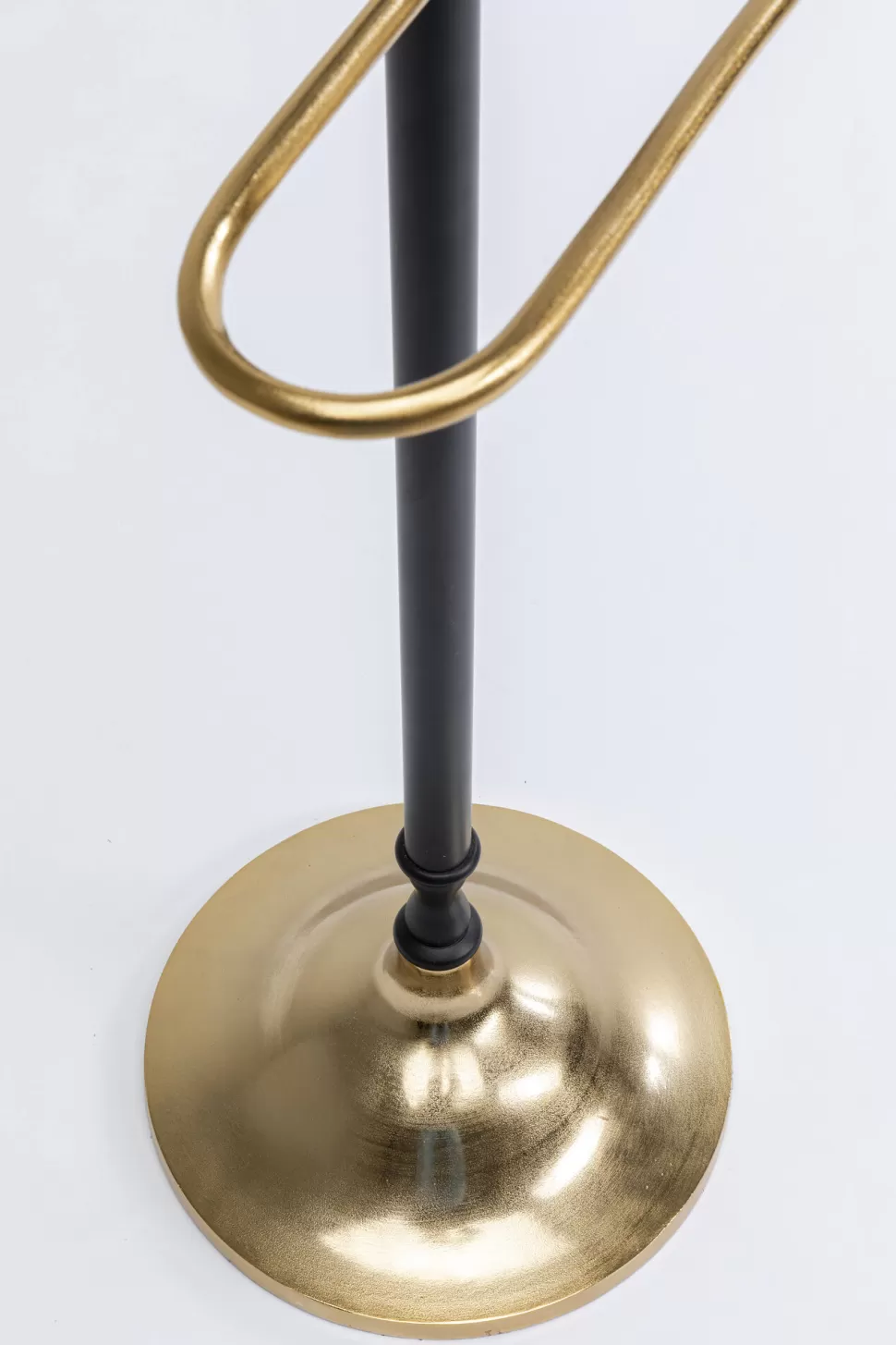 Wieszaki Stojące-KARE Design Wieszak Stojący Na Garnitur Czarno-złoty Stal I Aluminium 130 Cm