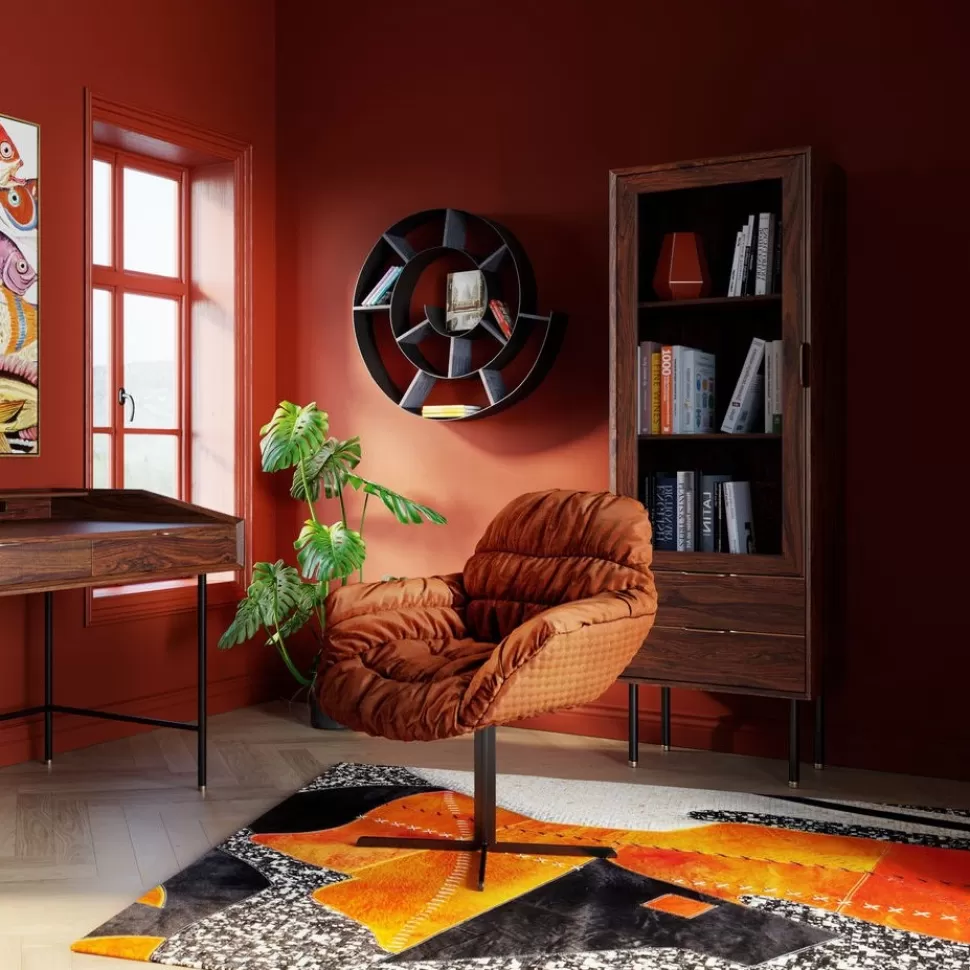 Witryny-KARE Design Witryna Ravello 55x170 Cm Sheesham Brązowa