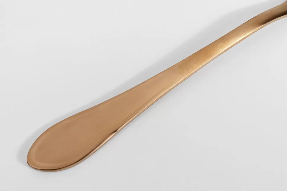 Zastawa Stołowa-KARE Design Zestaw 16 Sztućców Ze Stali Nierdzewnej Kolor Miedziany Matowy