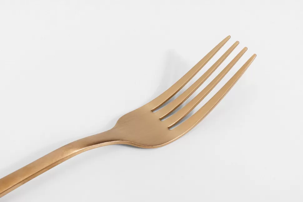 Zastawa Stołowa-KARE Design Zestaw 16 Sztućców Ze Stali Nierdzewnej Kolor Miedziany Matowy